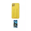 ieg™ iPhone 11 Pro Max Kılıf Akış Doku - Siyah 34D Izgaralı Cam