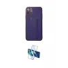 ieg™ iPhone 11 Pro Max Kılıf Akış Doku - Siyah 3D Antistatik Cam Ekran Koruyucu