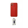 ieg™ iPhone 11 Pro Max Kılıf Akış Doku - Siyah Bilvis Hayalet Cam Ekran Koruyucu
