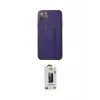 ieg™ iPhone 11 Pro Max Kılıf Akış Doku - Siyah Bilvis Hayalet Cam Ekran Koruyucu