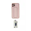 ieg™ iPhone 11 Pro Max Kılıf Akış Doku - Siyah Bilvis Hayalet Cam Ekran Koruyucu