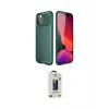 ieg™ iPhone 11 Pro Max Kılıf Eksen Form Prime - Siyah Bilvis Hayalet Cam Ekran Koruyucu