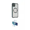 ieg™ iPhone 11 Pro Max Kılıf Kutup Modern - Siyah 3D Antistatik Cam Ekran Koruyucu