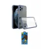 ieg™ iPhone 11 Pro Max Kılıf Nova Asil Özel Seri - Siyah 18D Cam Ekran Koruyucu