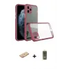 ieg™ iPhone 11 Pro Max Kılıf Nova Asil Özel Seri - Siyah Joko Magic 5D Hayalet Cam + Renkli Kamera Lens Koruma Cam - TU