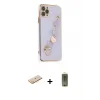 ieg™ iPhone 11 Pro Max Kılıf Nova Işık Prime - Siyah Joko Magic 5D Hayalet Cam + Renkli Kamera Lens Koruma Cam - MI