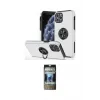 ieg™ iPhone 11 Pro Max Kılıf Odak Form Prime - Siyah 34D Hayalet Izgaralı Cam