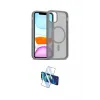 ieg™ iPhone 11 Pro Max Kılıf Siluet Minimal Prime - Siyah 3D Antistatik Seramik Nano Ekran Koruyucu