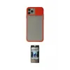 ieg™ iPhone 11 Pro Max Kılıf Vadi Çizgi - Siyah 34D Hayalet Izgaralı Cam