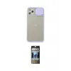 ieg™ iPhone 11 Pro Max Kılıf Vadi Çizgi - Siyah 34D Hayalet Izgaralı Cam