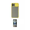 ieg™ iPhone 11 Pro Max Kılıf Vadi Çizgi - Siyah 34D Hayalet Izgaralı Cam