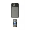 ieg™ iPhone 11 Pro Max Kılıf Vadi Çizgi - Siyah 34D Hayalet Izgaralı Cam