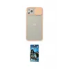 ieg™ iPhone 11 Pro Max Kılıf Vadi Çizgi - Siyah 34D Izgaralı Cam