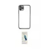 ieg™ iPhone 11 Pro Max Kılıf Vadi Minimal - Şeffaf Pasifik Cam Ekran Koruyucu