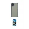 ieg™ iPhone 11 Pro Max Kılıf Vadi Minimal - Siyah 34D Izgaralı Cam