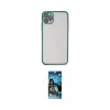 ieg™ iPhone 11 Pro Max Kılıf Vadi Minimal - Siyah 34D Izgaralı Cam
