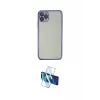 ieg™ iPhone 11 Pro Max Kılıf Vadi Minimal - Siyah 3D Antistatik Cam Ekran Koruyucu