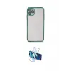 ieg™ iPhone 11 Pro Max Kılıf Vadi Minimal - Siyah 3D Antistatik Cam Ekran Koruyucu