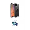 ieg™ iPhone 11 Pro Max Kılıf Yankı Form Prime - Siyah 3D Antistatik Cam Ekran Koruyucu