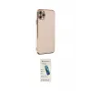 ieg™ iPhone 11 Pro Max Kılıf Yankı Serisi - Şeffaf Pasifik Cam Ekran Koruyucu
