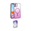 ieg™ iPhone 12 Kılıf Ahenk Doku Özel Seri - Siyah Bilvis 5in1 3D Magic Cam Ekran Koruyucu