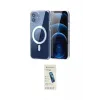 ieg™ iPhone 12 Kılıf Ahenk Minimal Serisi - Şeffaf Pasifik Cam Ekran Koruyucu