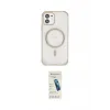 ieg™ iPhone 12 Kılıf Eksen Klasik Koleksiyonu - Şeffaf Pasifik Cam Ekran Koruyucu