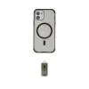 ieg™ iPhone 12 Kılıf Eksen Klasik Koleksiyonu - Siyah Joko Magic 5D Hayalet Cam
