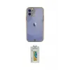 ieg™ iPhone 12 Kılıf Eksen Minimal Koleksiyonu - Siyah Polymer Nano Ekran Koruyucu