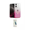 ieg™ iPhone 12 Kılıf Eksen Minimal Özel Seri - Şeffaf Pasifik Cam Ekran Koruyucu