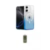 ieg™ iPhone 12 Kılıf Eksen Minimal Özel Seri - Siyah Joko Magic 5D Hayalet Cam