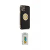 ieg™ iPhone 12 Kılıf İz Form Serisi - Siyah Polymer Nano Ekran Koruyucu