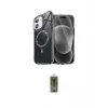 ieg™ iPhone 12 Kılıf Kıvılcım Form Prime - Siyah Joko Magic 5D Hayalet Cam