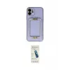 ieg™ iPhone 12 Kılıf Kozmos Minimal Prime - Şeffaf Pasifik Cam Ekran Koruyucu