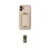 ieg™ iPhone 12 Kılıf Kozmos Minimal Prime - Siyah Joko Magic 5D Hayalet Cam
