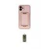 ieg™ iPhone 12 Kılıf Kozmos Minimal Prime - Siyah Joko Magic 5D Hayalet Cam