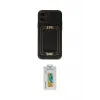 ieg™ iPhone 12 Kılıf Kozmos Minimal Prime - Siyah Polymer Nano Ekran Koruyucu