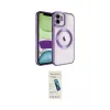 ieg™ iPhone 12 Kılıf Nova Işık Özel Seri - Şeffaf Pasifik Cam Ekran Koruyucu