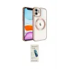 ieg™ iPhone 12 Kılıf Nova Işık Özel Seri - Şeffaf Pasifik Cam Ekran Koruyucu