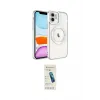 ieg™ iPhone 12 Kılıf Nova Işık Özel Seri - Şeffaf Pasifik Cam Ekran Koruyucu