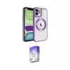 ieg™ iPhone 12 Kılıf Nova Işık Özel Seri - Siyah Bilvis 5in1 3D Magic Cam Ekran Koruyucu