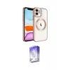 ieg™ iPhone 12 Kılıf Nova Işık Özel Seri - Siyah Bilvis 5in1 3D Magic Cam Ekran Koruyucu