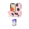 ieg™ iPhone 12 Kılıf Odak Form Prime - Siyah Bilvis 5in1 3D Magic Cam Ekran Koruyucu