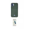 ieg™ iPhone 12 Kılıf Vadi Çizgi Prime - Şeffaf Pasifik Cam Ekran Koruyucu