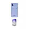 ieg™ iPhone 12 Kılıf Vadi Çizgi Prime - Siyah Bilvis 5in1 3D Magic Cam Ekran Koruyucu