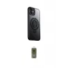 ieg™ iPhone 12 Kılıf Zirve Çizgi Prime - Siyah Joko Magic 5D Hayalet Cam