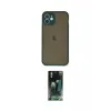 ieg™ iPhone 12 Mini Kılıf Ahenk Çizgi Serisi - Şeffaf 360 Full Body Arka Koruyucu