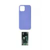 ieg™ iPhone 12 Mini Kılıf Kozmos Yansıma Özel Seri - Şeffaf 360 Full Body Arka Koruyucu