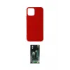 ieg™ iPhone 12 Mini Kılıf Kozmos Yansıma Özel Seri - Siyah 360 Mat Full Body Arka Koruyucu