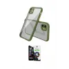 ieg™ iPhone 12 Mini Kılıf Nova Asil Özel Seri - Şeffaf Temperli Cam Ekran Koruyucu